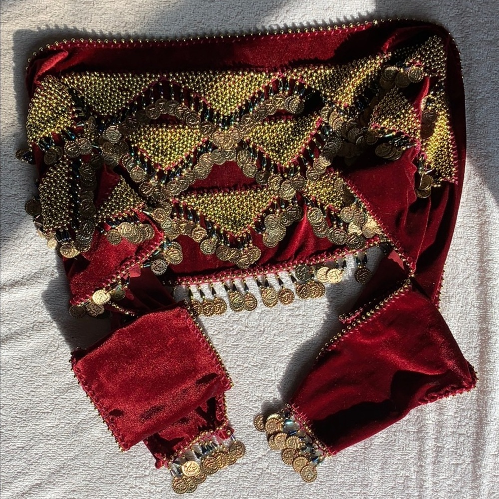 4/$25 belly dancer wrap skirt
